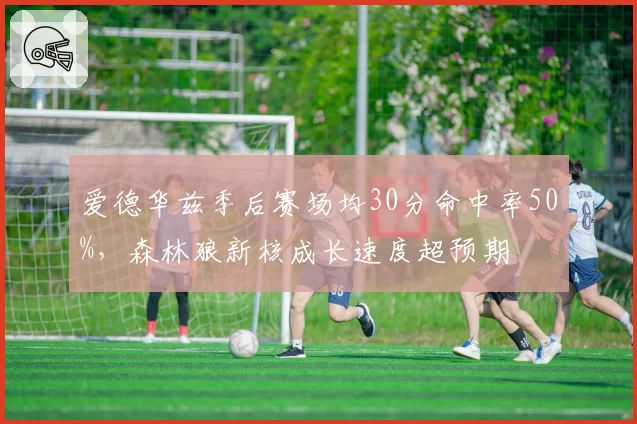 爱德华兹季后赛场均30分命中率50%，森林狼新核成长速度超预期