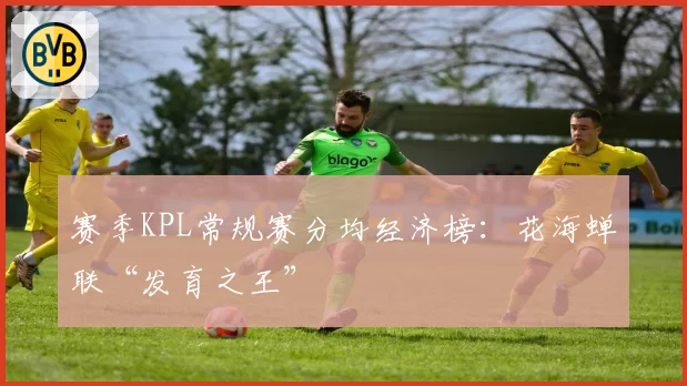 赛季KPL常规赛分均经济榜：花海蝉联“发育之王”