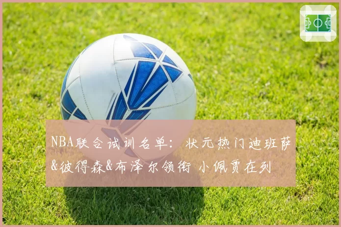 NBA联合试训名单:状元热门迪班萨&彼得森&布泽尔领衔 小佩贾在列